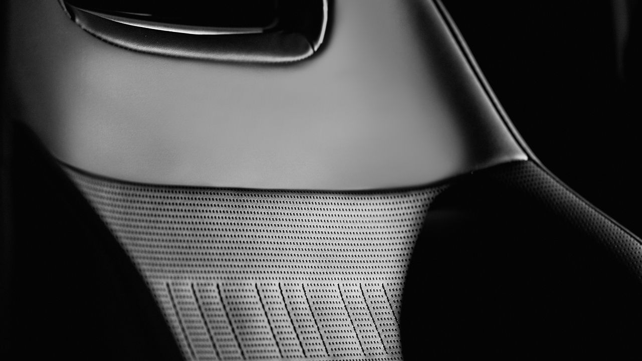 Defender close view of seat