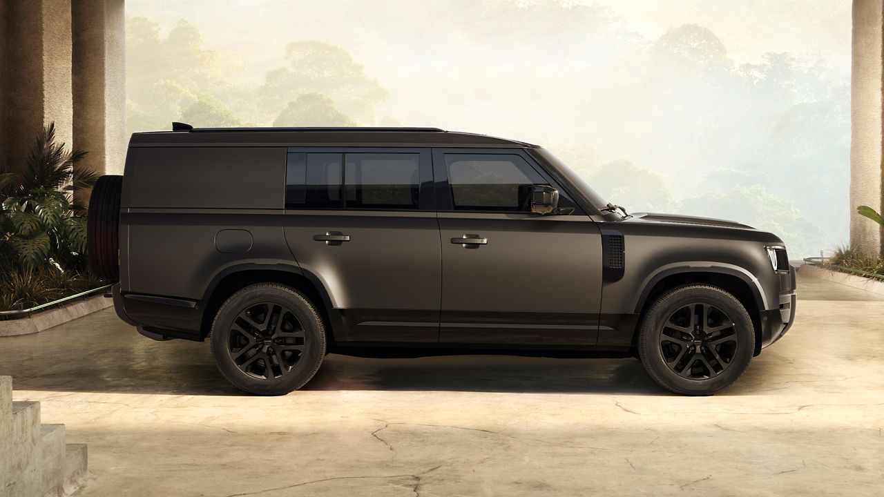 Defender in Parking