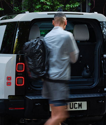 Defender 90 Back View
