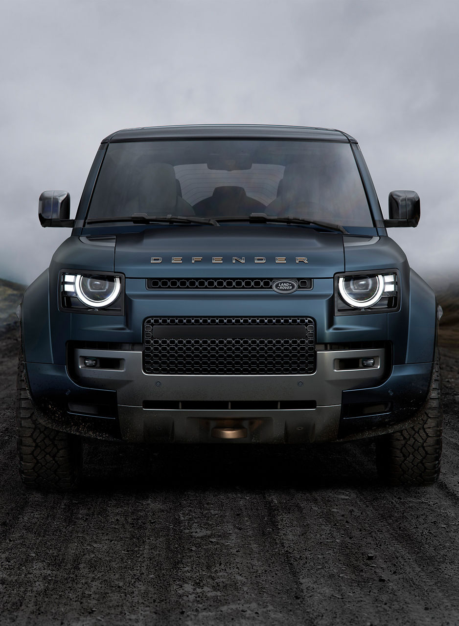 Profile shot of a Defender 