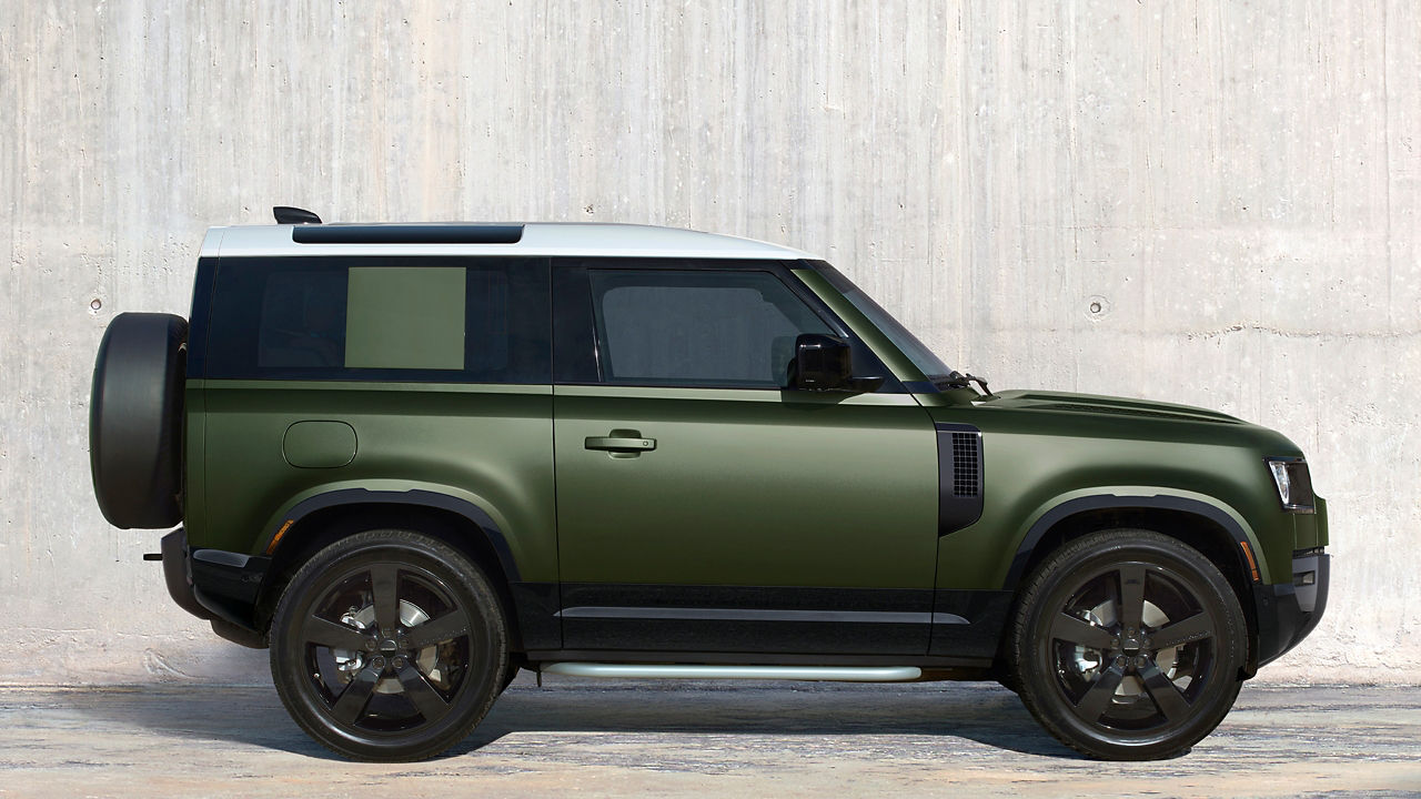 Defender side view