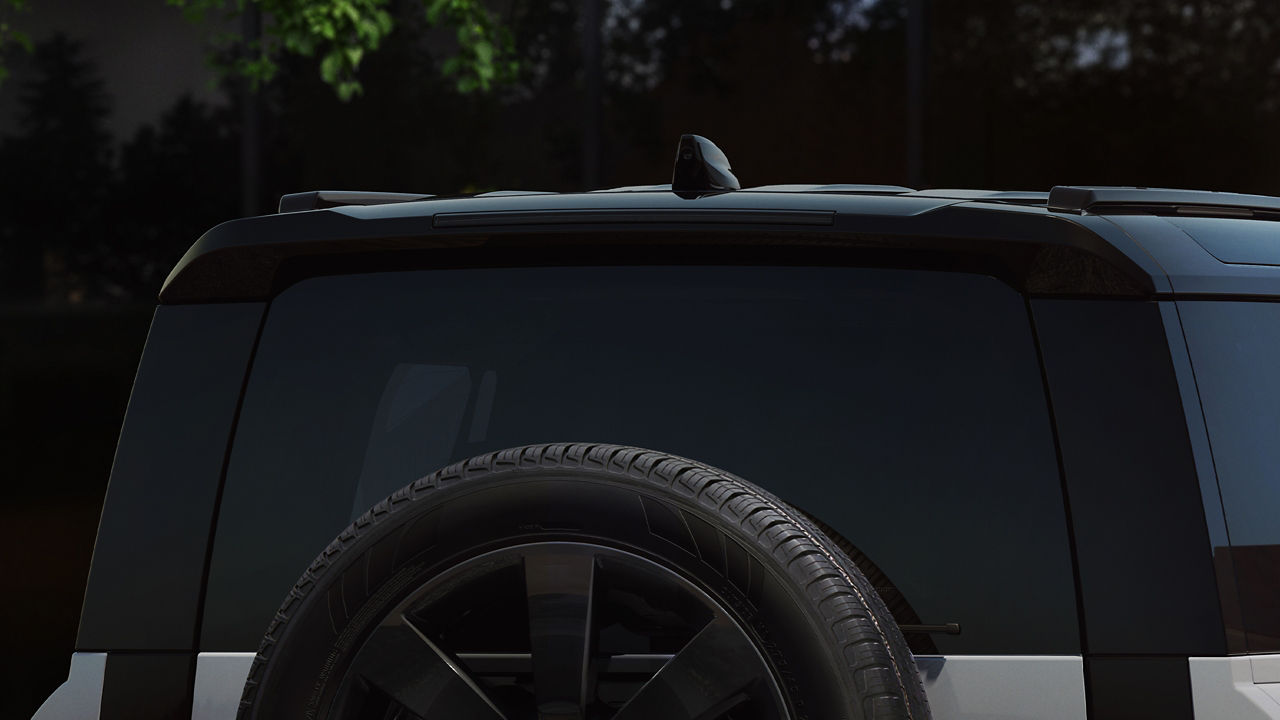 Defender back view