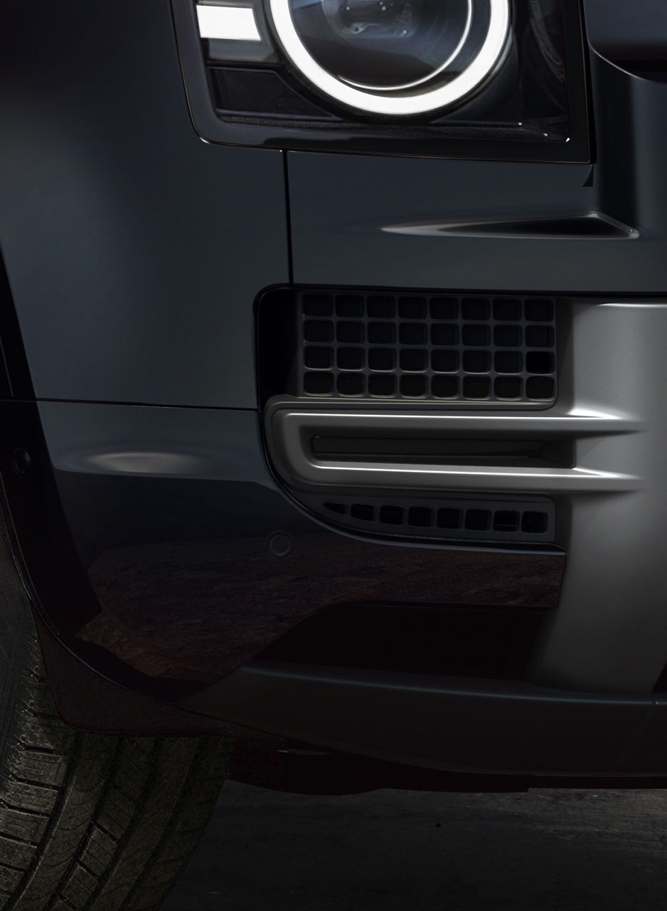 Defender front zoom view