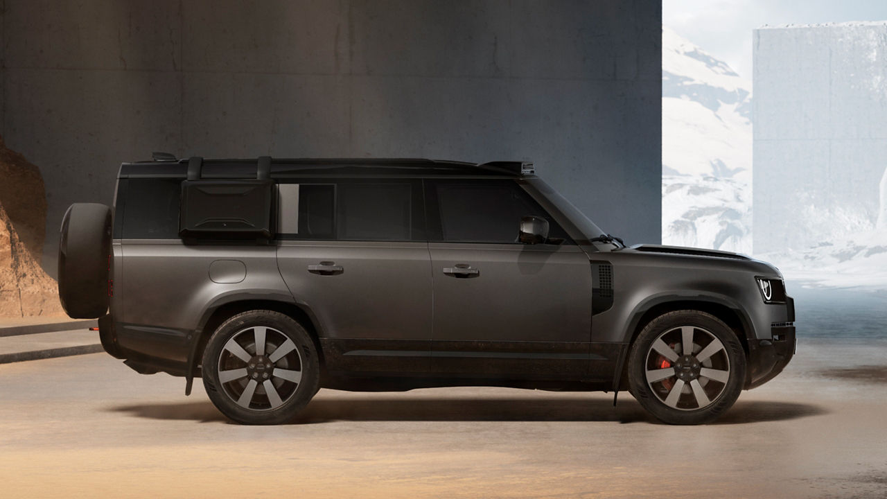 Defender parked in chamber