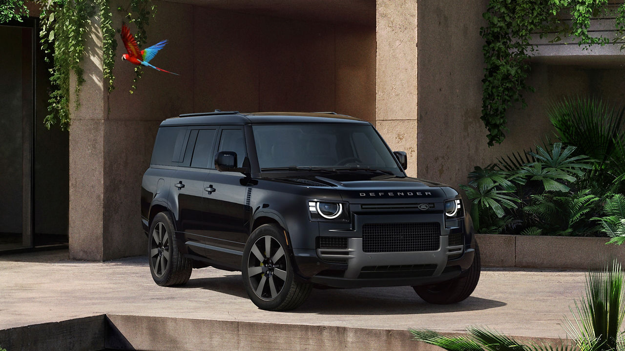 Black defender cross view