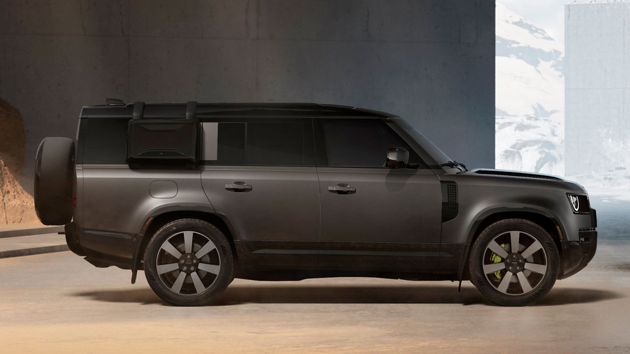 Defender side view