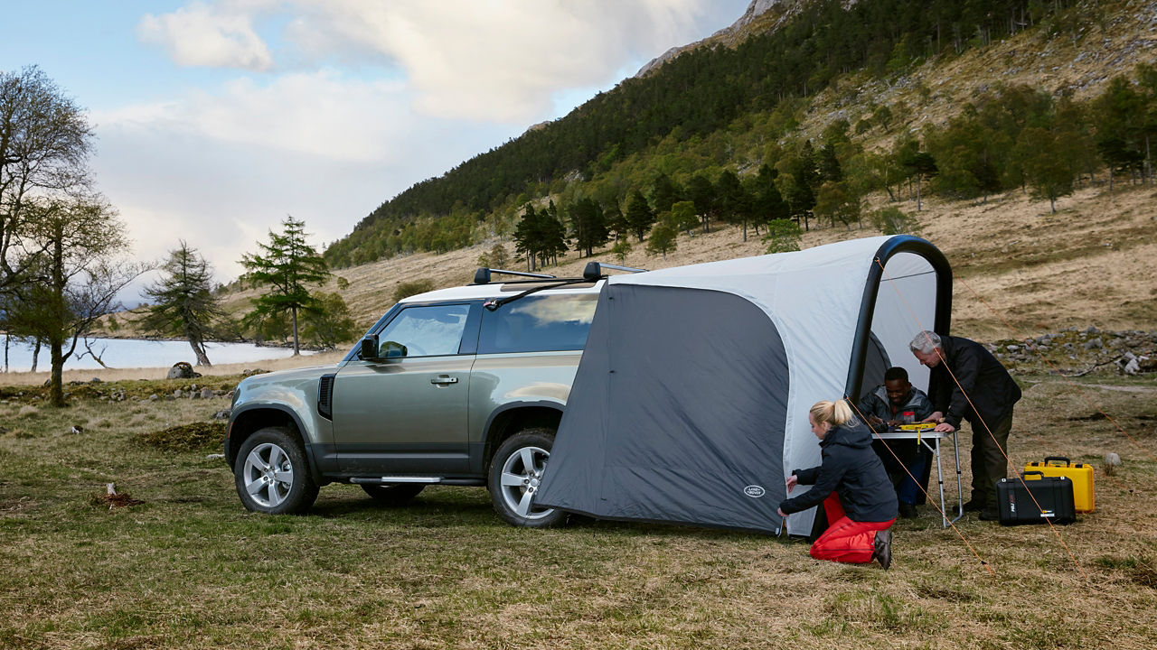 Defender has Inflatable Waterproof Awning