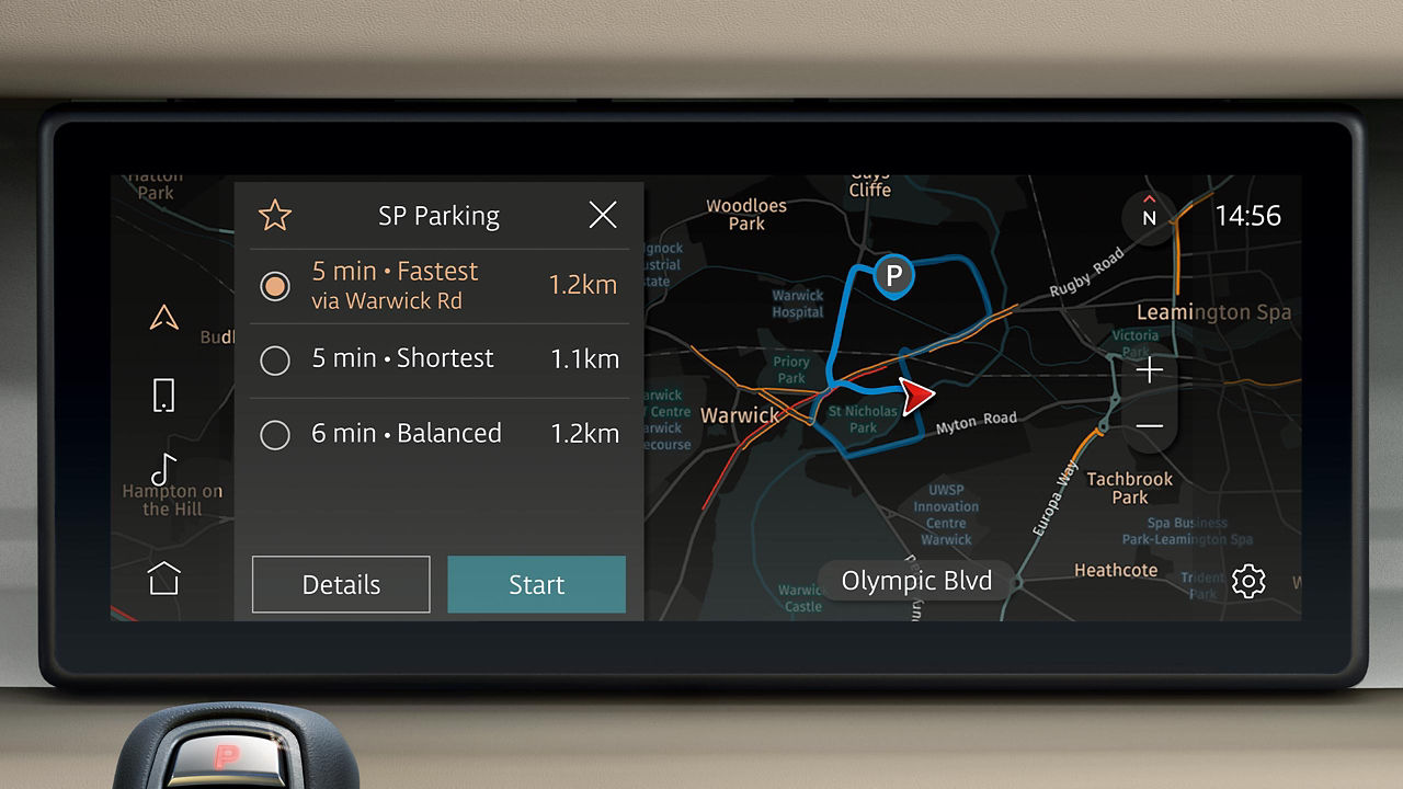 Pertinent Driving Infotainment and Navigation Feature