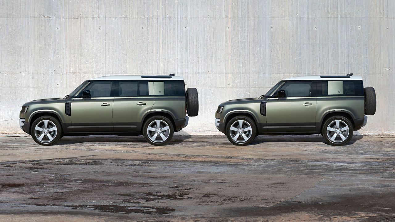 Defender 90 First Edition And Defender 110 SE In Pangea Green Colour