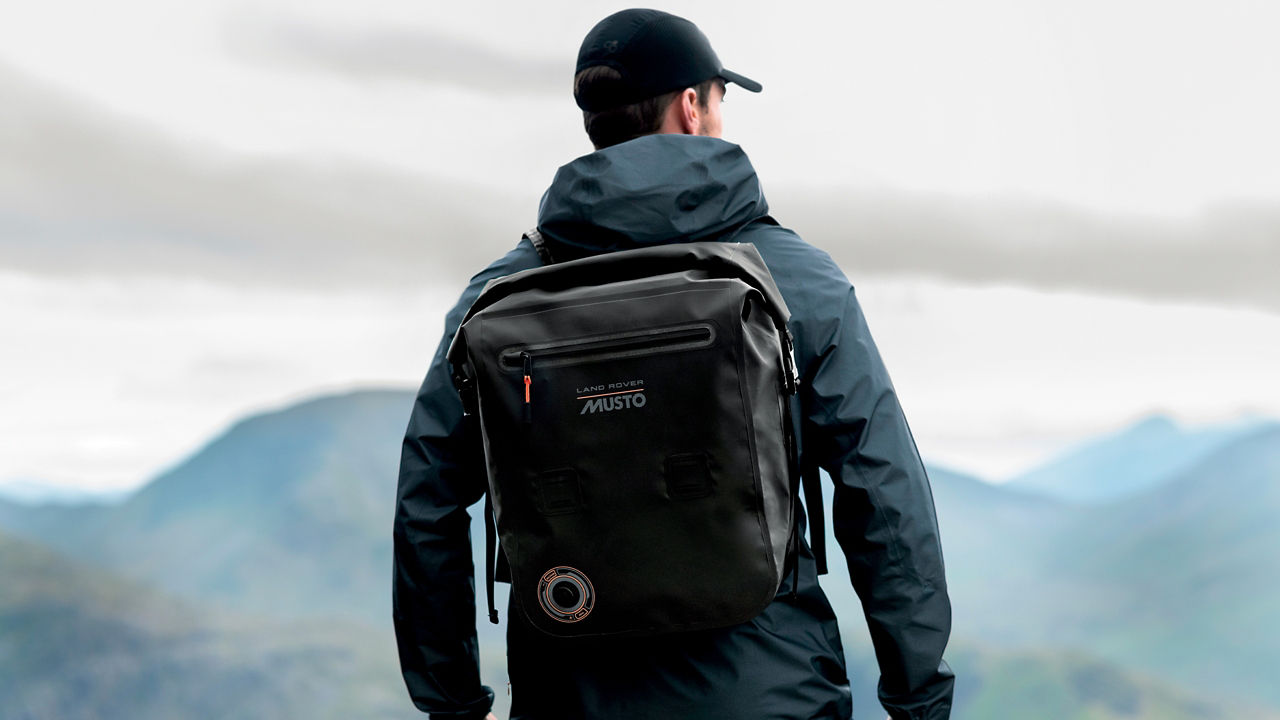 back side photo of a person carrying a backpack