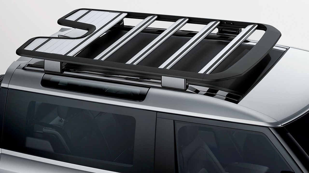 Land Rover Defender top view of trunk