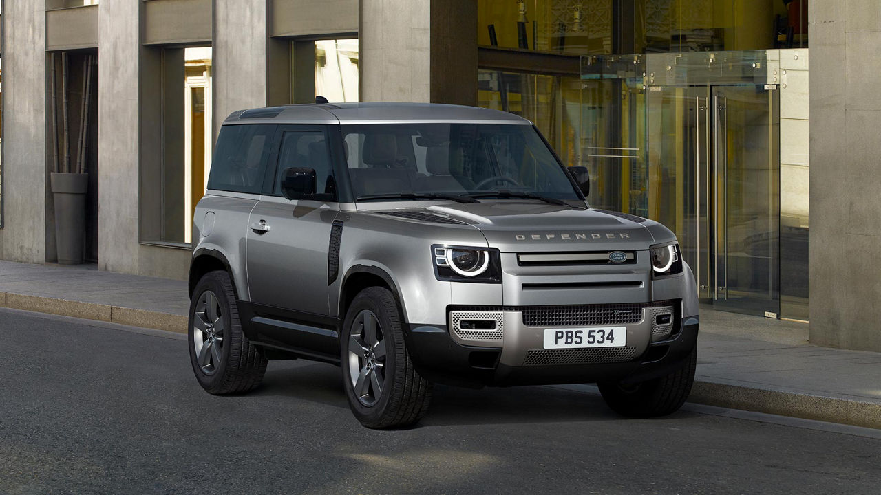 Range Rover Defender Parked. 