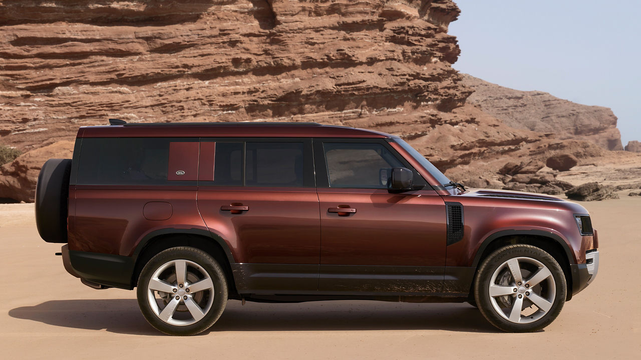 Parked car in the desert