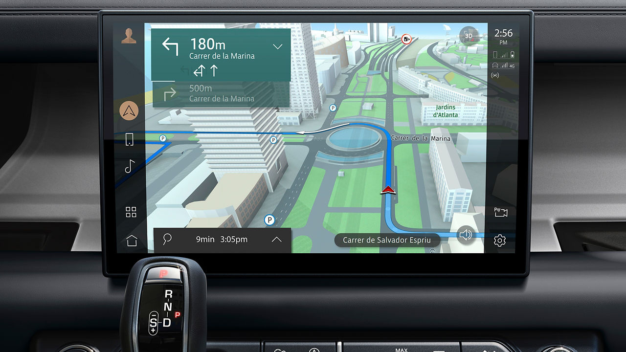 Pertinent Driving Infotainment and Navigation Feature