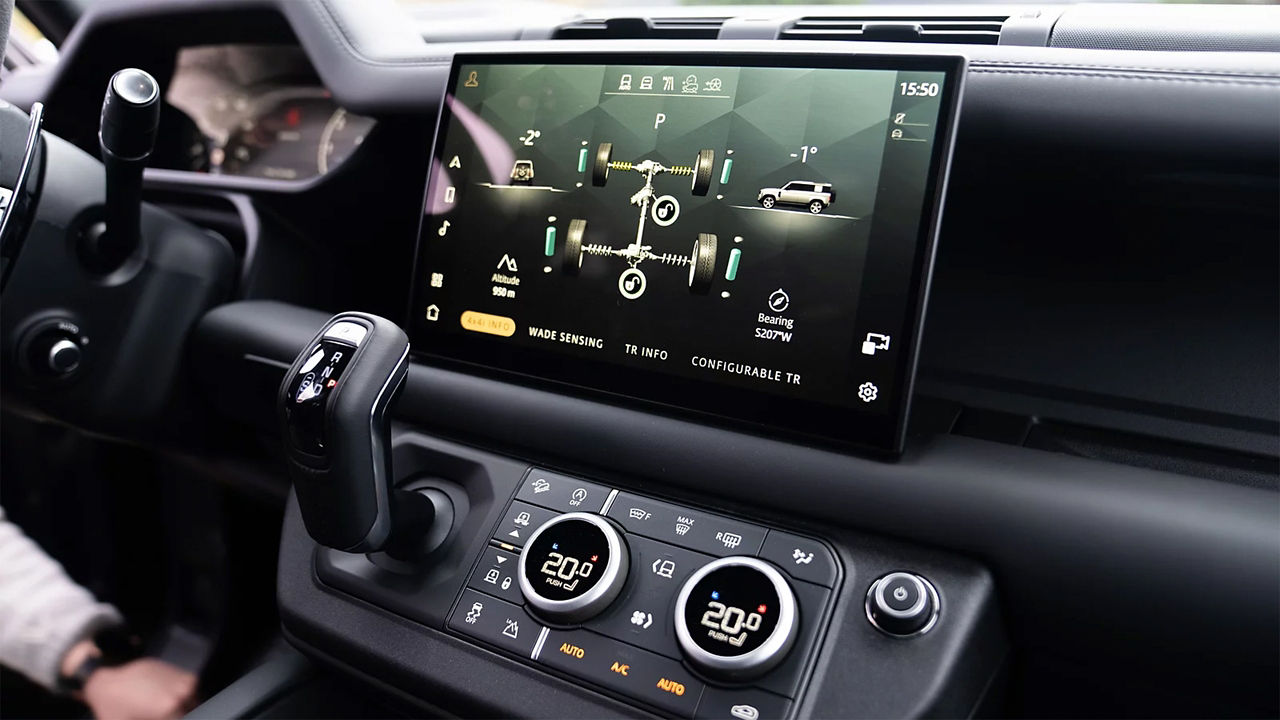 Defender Infotainment System.