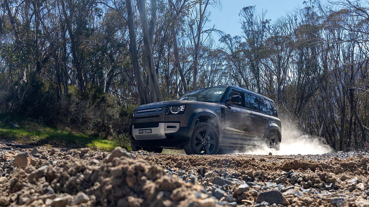 Defender off roading