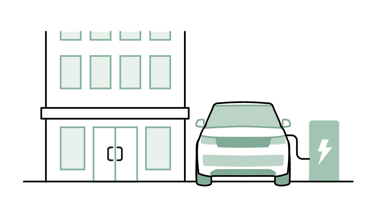 LRDX EV Home Charging illustrations icon