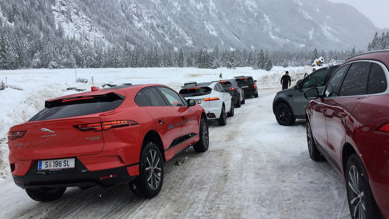 Jaguar Winter Driving
