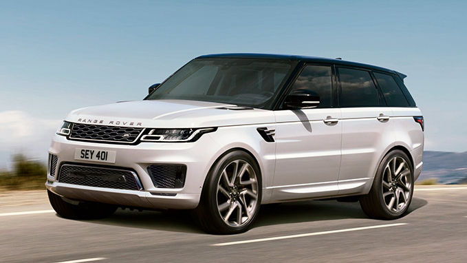 Range Rover Sport driving on motorway 