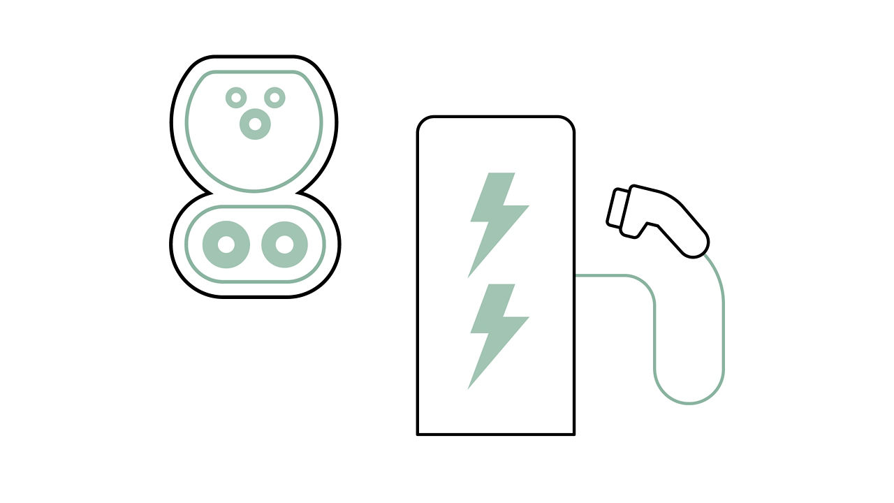 Land Rover Charging Plug Illustration