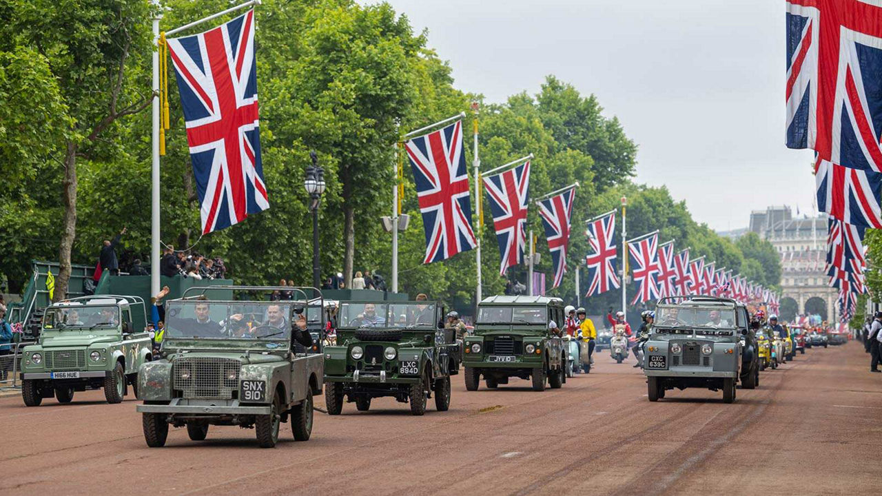 Land Rover On Queen's Platinum Jubilee