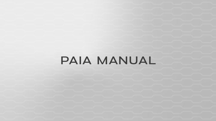 PAIA Manual