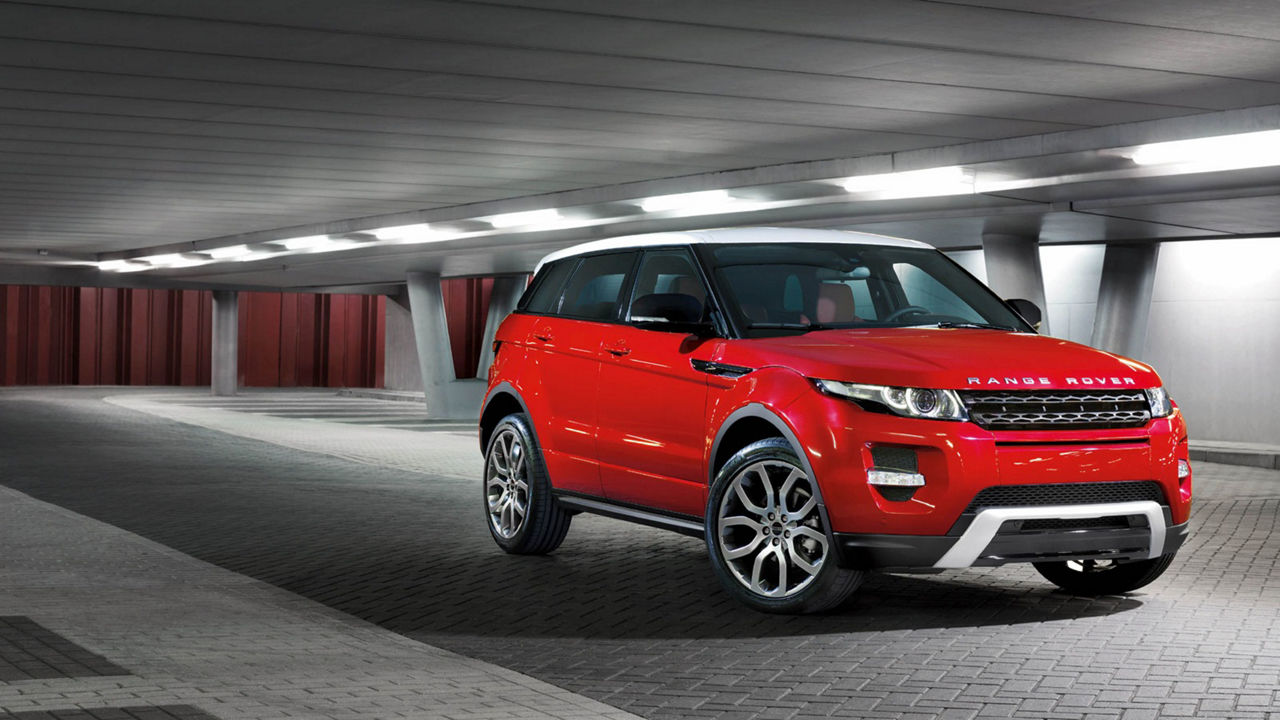 Range Rover Evoque in car park