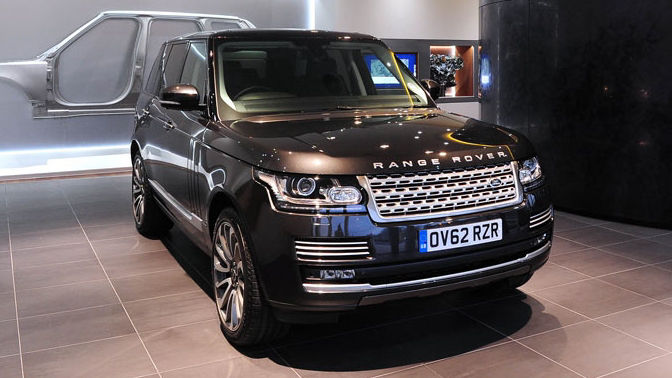 Range Rover at the Solihull Hand Over Centre 