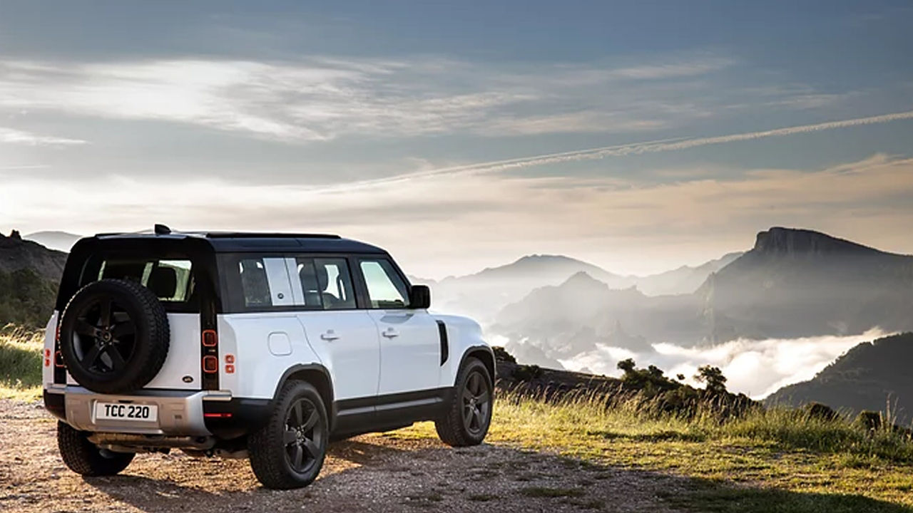 Defender in Mountains