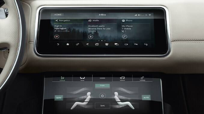 Range Rover entertainment system  