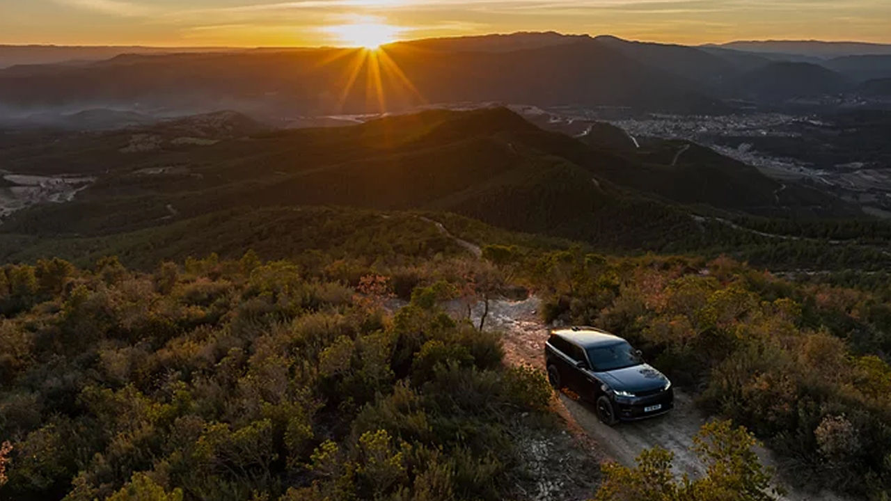 Range Rover in Forest