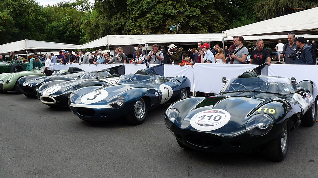 Jaguar heritage cars showcased 