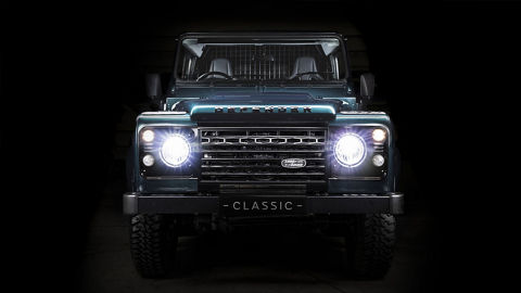 Classic Land Rover Defender front grille