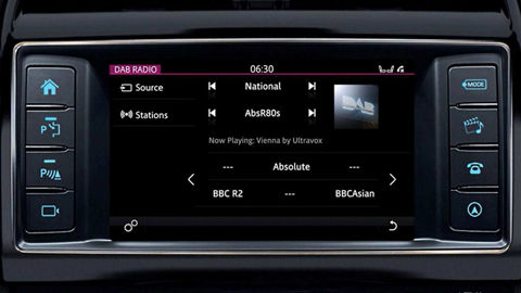 Entertainment system DAB Radio