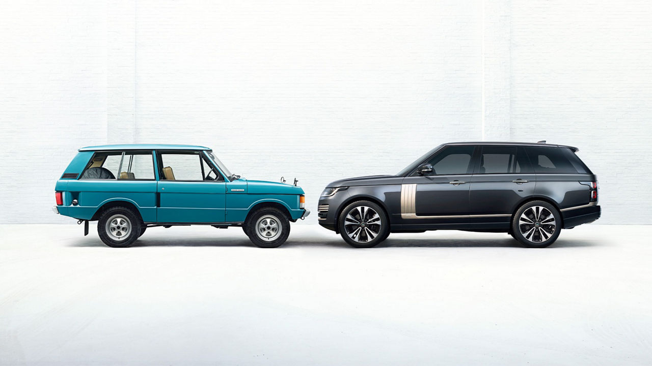 Range Rover Fifty face to face with Classic Range Rover