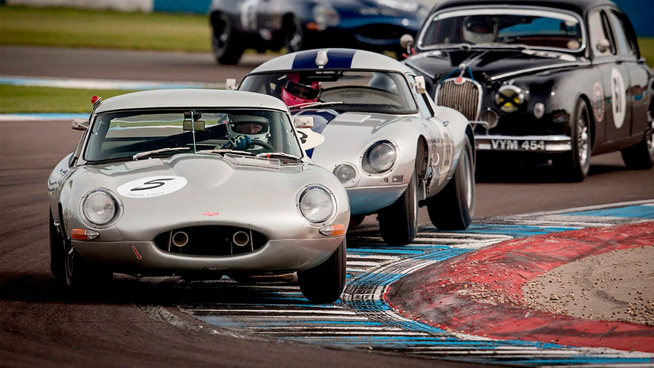 Jaguar Heritage Rally on the road
