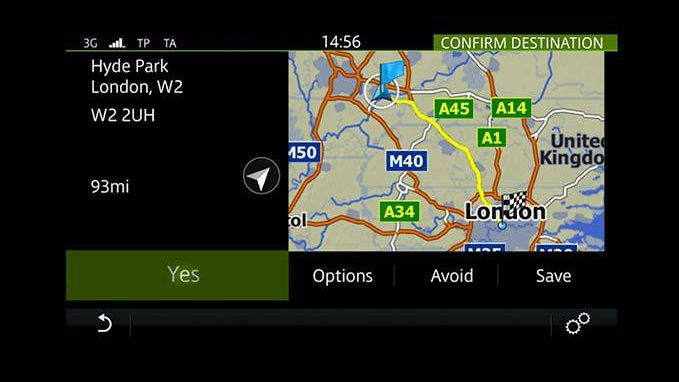 Land Rover Navigation system