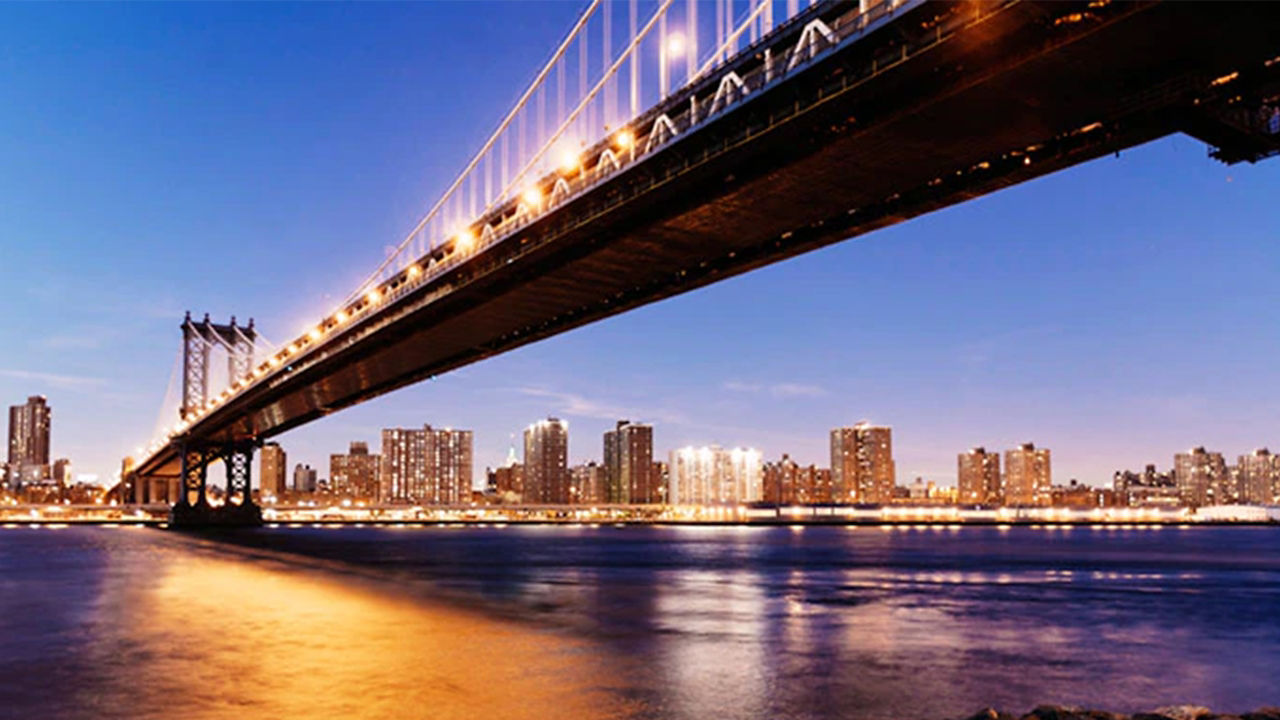 Landscape shot of a bridge 