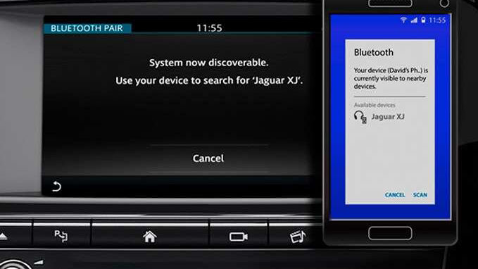 bluetooth settings xj