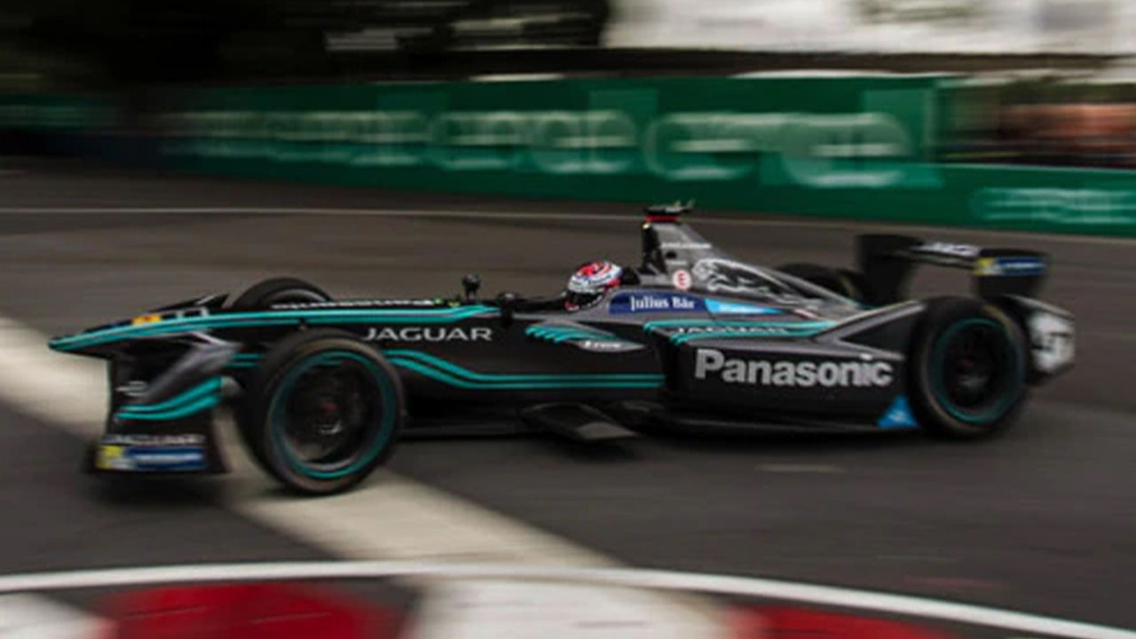 Quick shot of Jaguar's formula one 