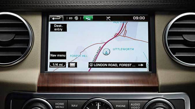 Land Rover Infotainment system 