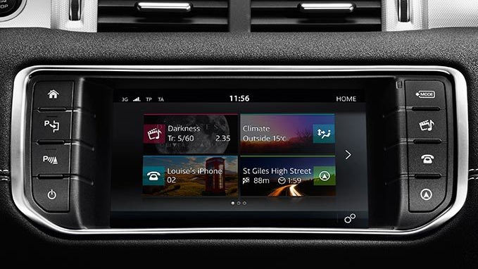 Land Rover Infotainment system and connected services