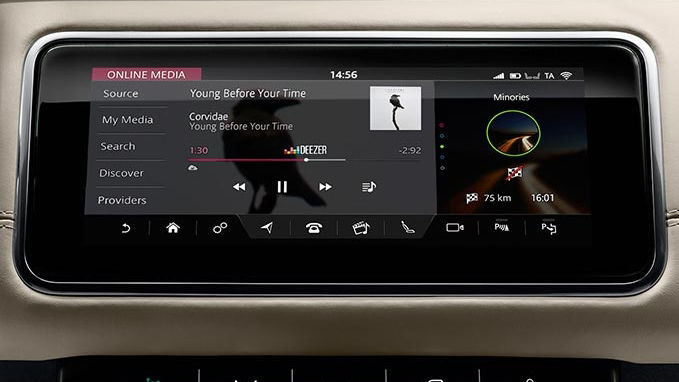 Land Rover Infotainment system Online Media