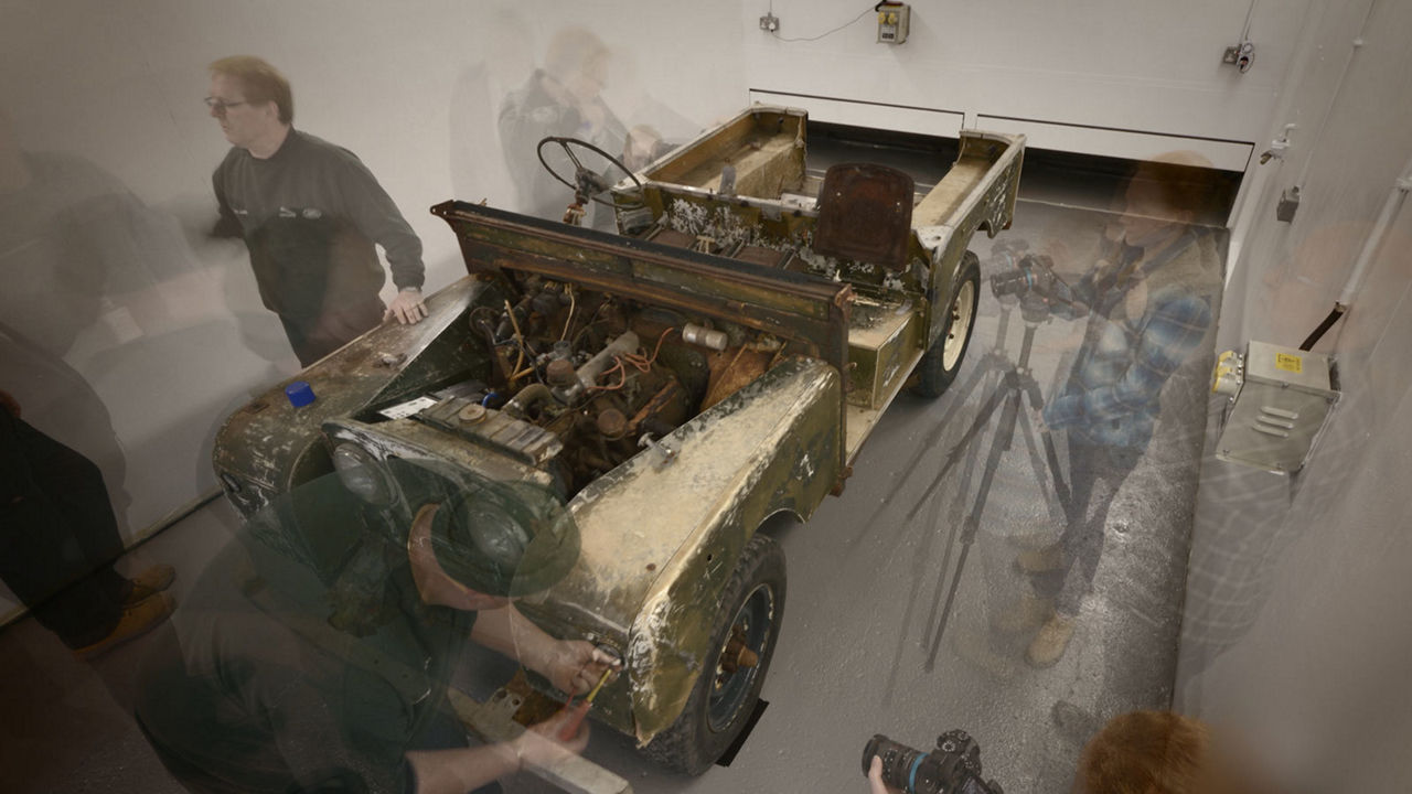 Land Rover Series I restoration process