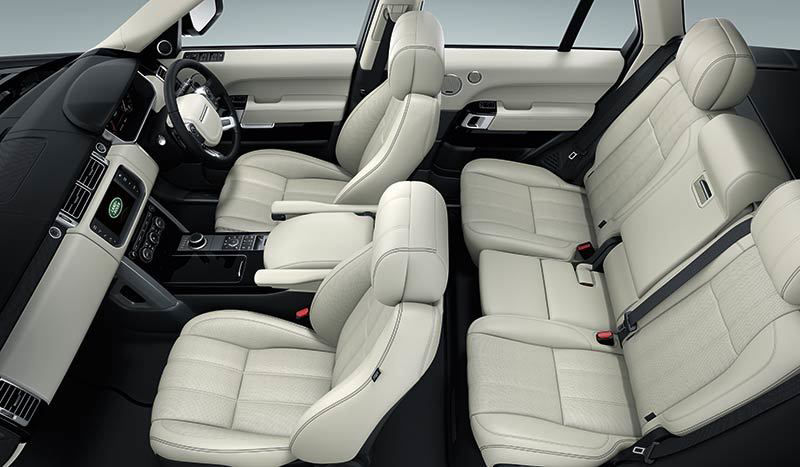 Range Rover recycled polymer interior 