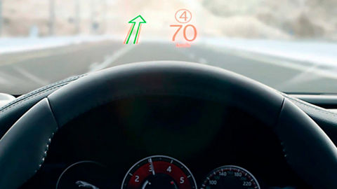 Touch pro HUD screen