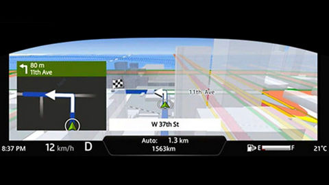 TOUCHPRO 5 VIRTUAL INSTRUMENT CLUSTER WITH MAP VIEW