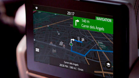 Rear seat touchpro screen