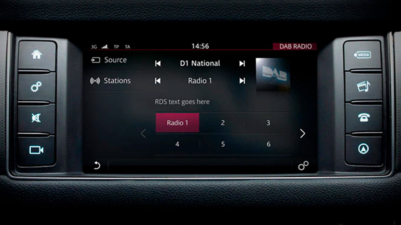 JXF Radio feature infotainment 