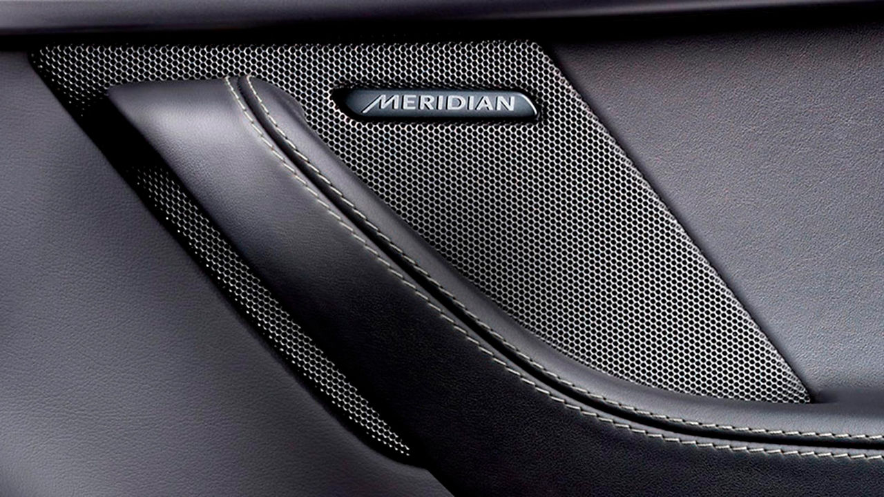 Jaguar F-Type Meridian Speakers closeup view